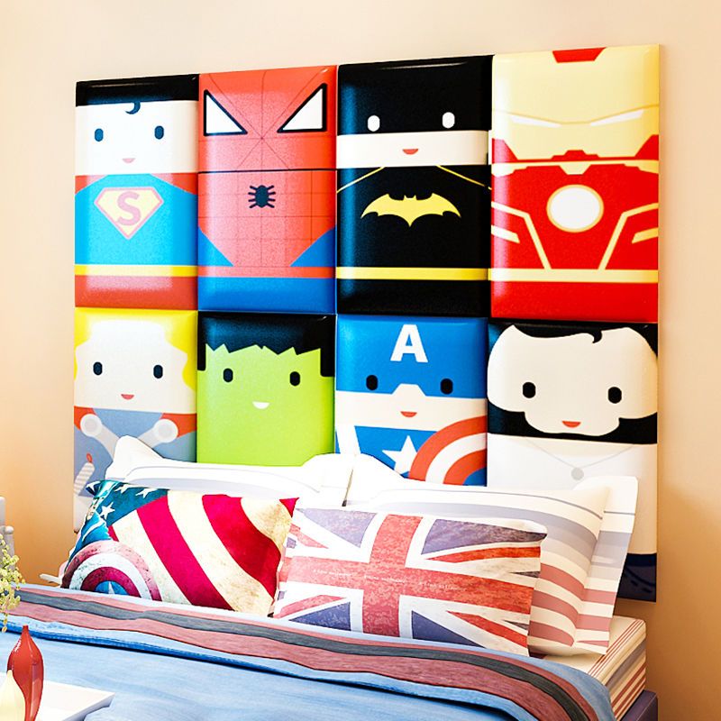 Description Picture 5 of itemCartoon Kids Room Bed Headboard Boy Bedroom Furniture Anti-collision Wall Panels Cabecero Cama Head Board Tete De Lit