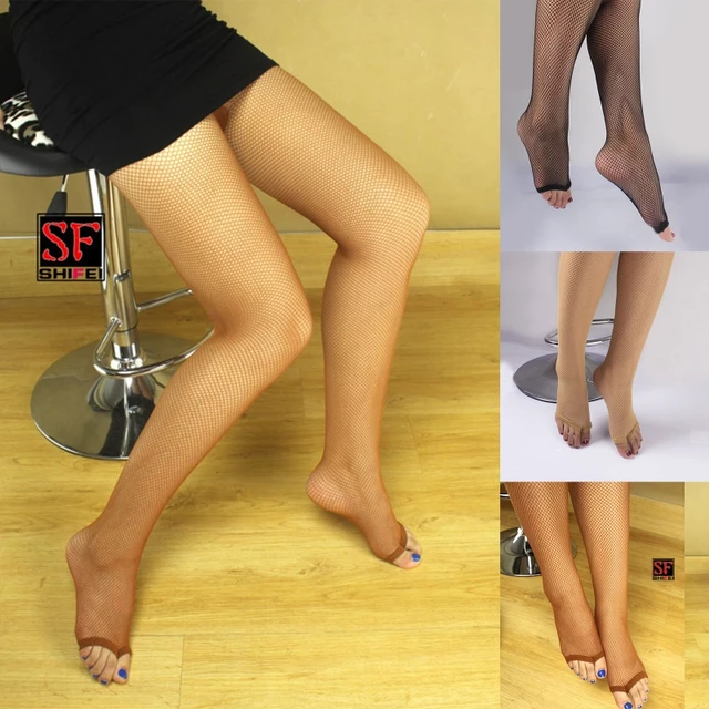 Womens Ankle Length Footless Tights Pantyhose Seamless Stretch