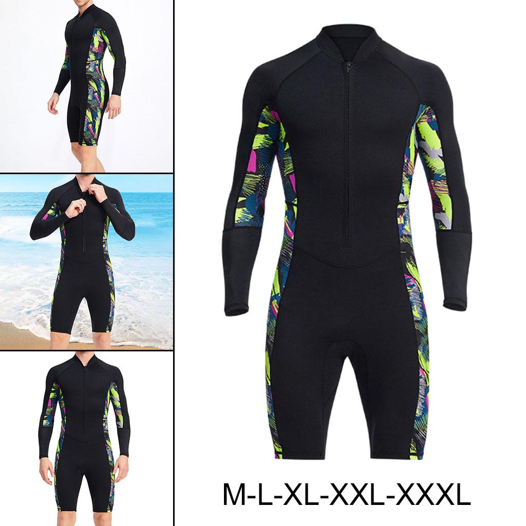 Men 1.5mm Wetsuit Shorty  Warm  Neoprene for Diving Kayaking