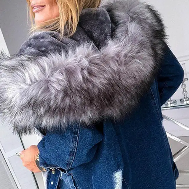 The Fur Lined Denim Jacket You Need - Wishes & Reality