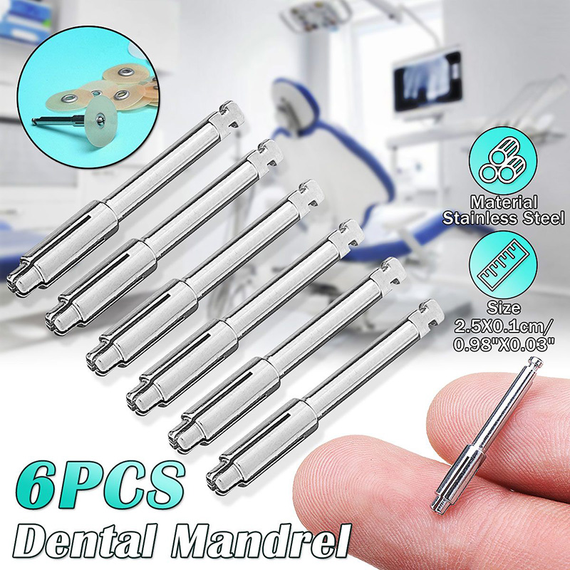 Best of 6Pcs Dental Mandrel For Polishing Machine Is Suitable For Dental Laboratory Disc Polishing Rotary Tool Handle Set Material Reviews & Tips