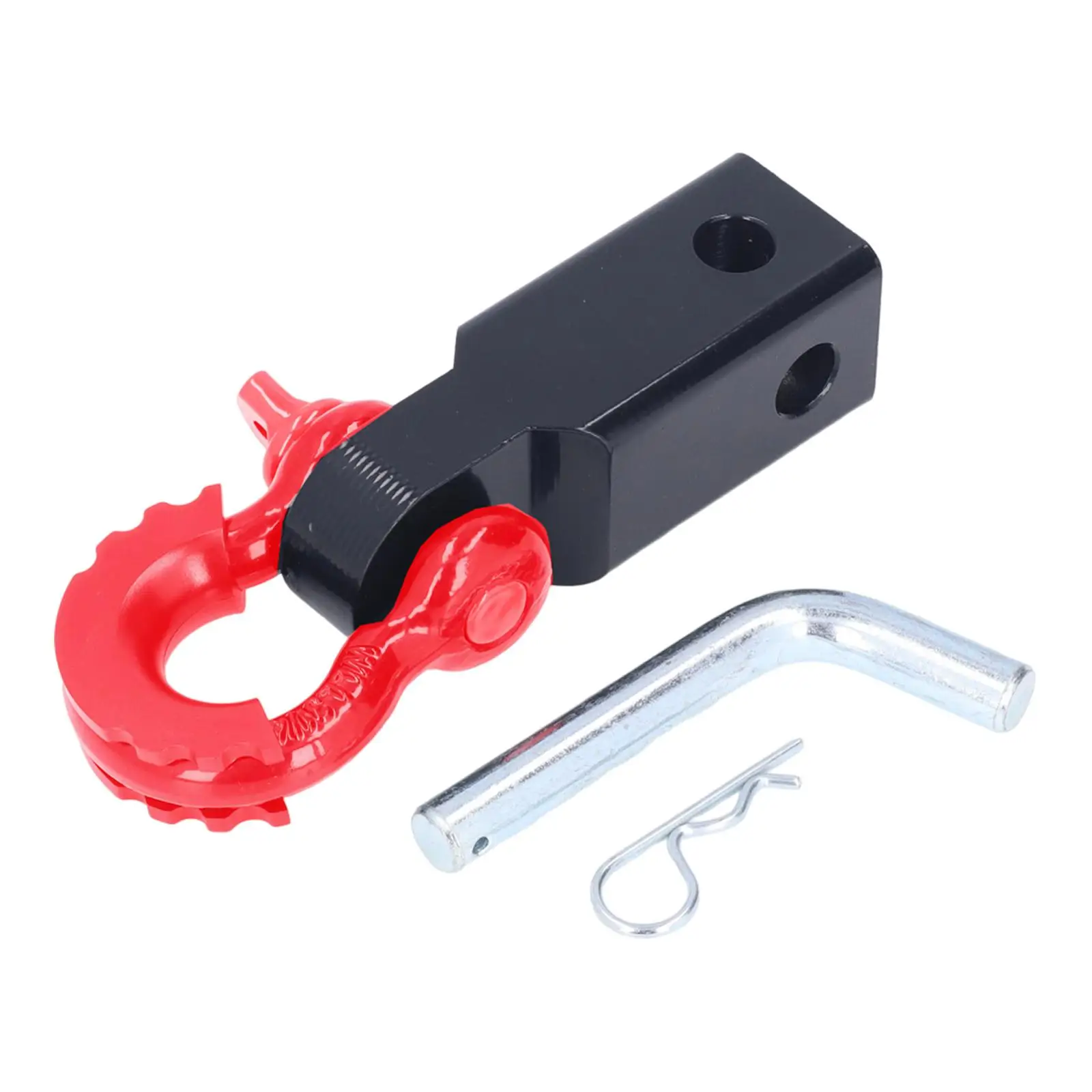 Shackle Hitch Receiver Professional Accessories Heavy Duty Easy to Use Spare Portable Connector for Trucks Car Trailer