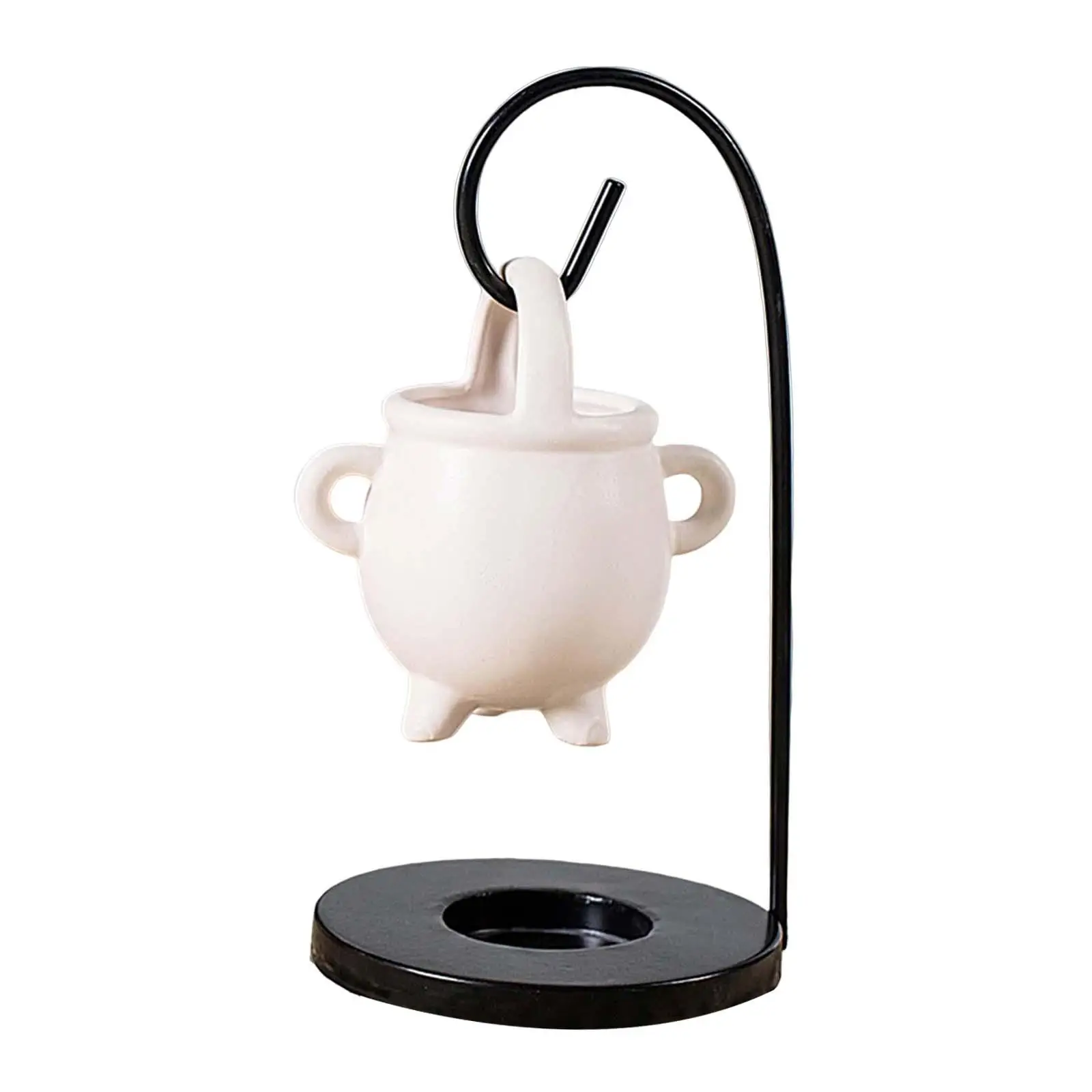 Essential Oil Burner Wax Melt Warmer Desk Diffuser Furnace Ceramic Tealight Candle Holder for Holiday Decoration Cabinet SPA