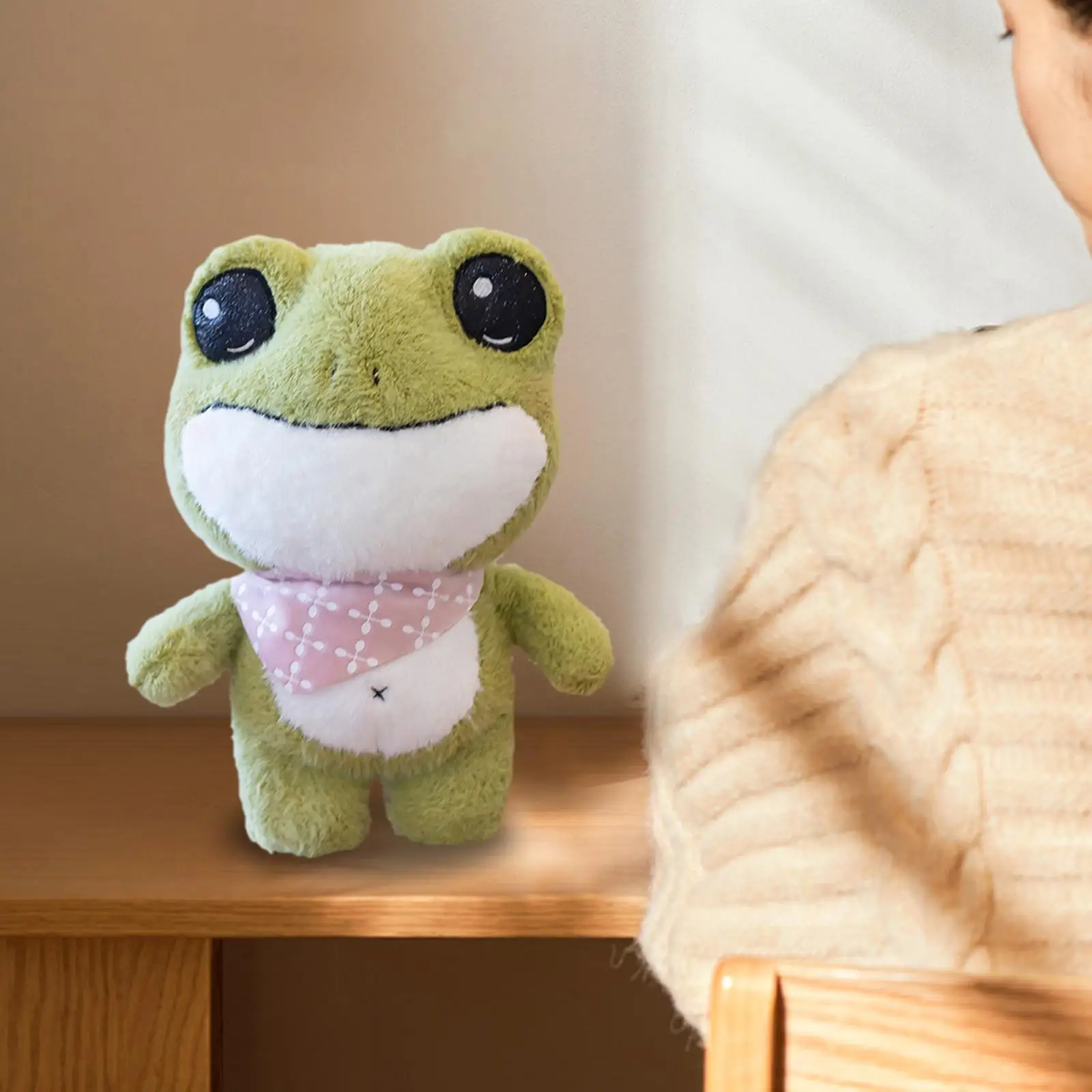 Frog Stuffed Animal 12 inch Stuffed for Desktop Decor Birthday Gifts style 1
