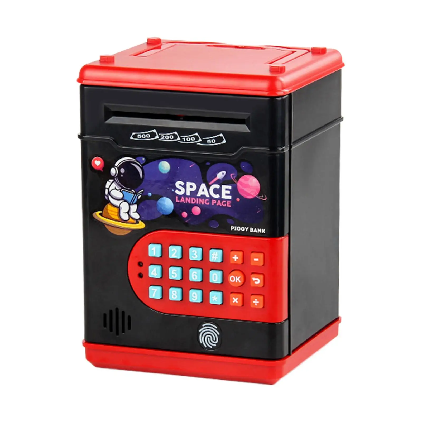 Large Capacity Password ATM Machine Toy Password Code Lock Atm Piggy Bank Atm Box for Boys Children Birthday Gifts