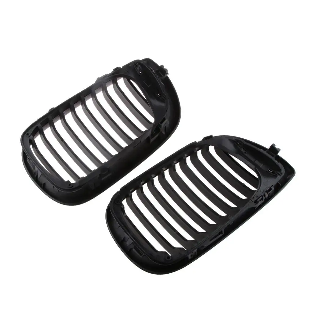 1 Pair Front Hood Bumper Grill Grille Compatible with for for BMW 3 Series E46