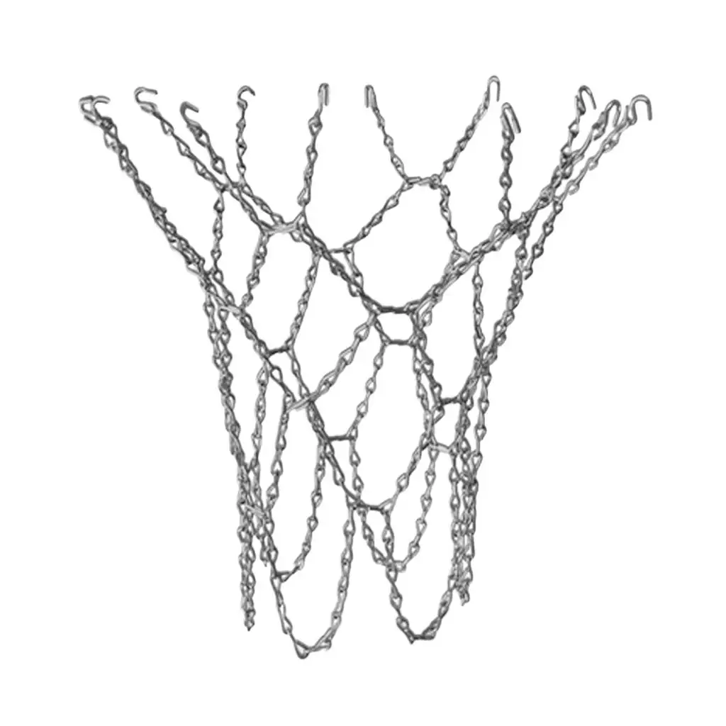 Standard Durable Heavy Duty Metal Steel Chain Basketball Goal Hoop Rim Net 