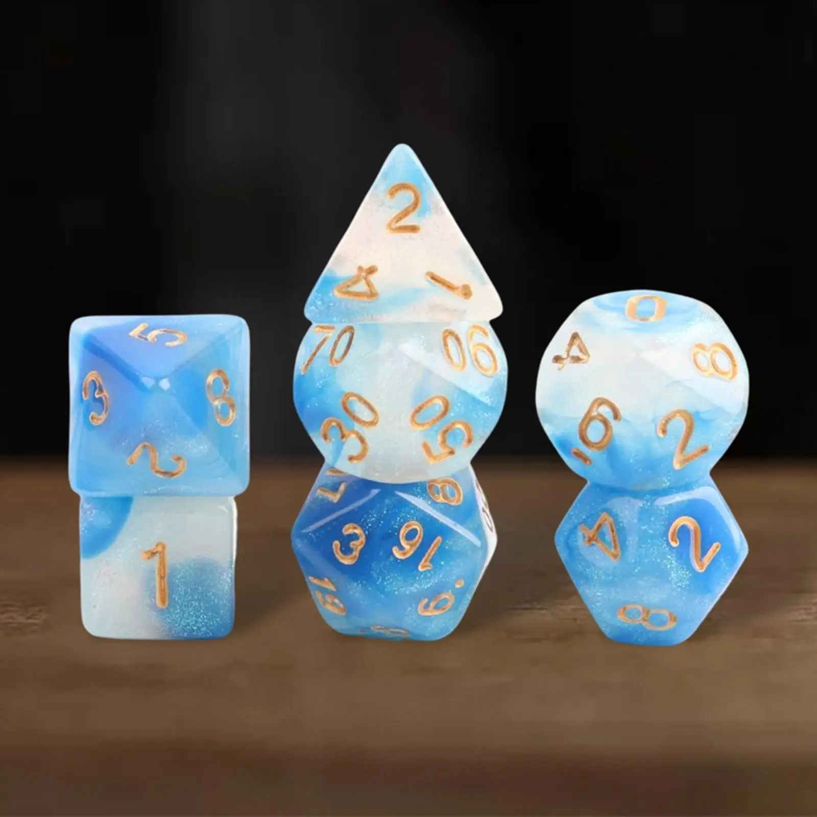 7x Astrological Divination Dice Board Game Dice Tools for Family Gathering
