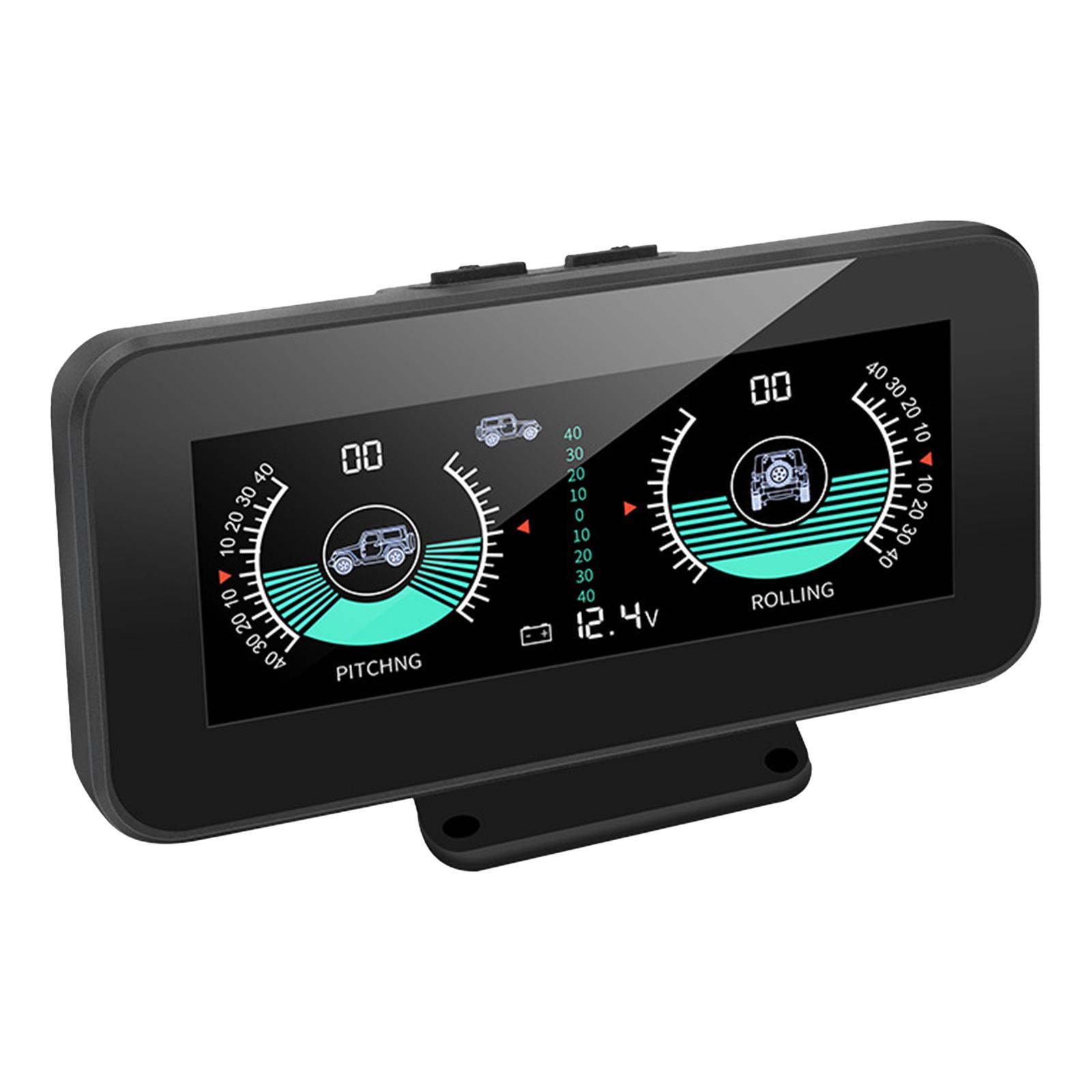 Automotive Slope Meter Digital GPS Speedometer Automotive Inclinometer HUD Digital Inclinometer for RV Truck Accessories