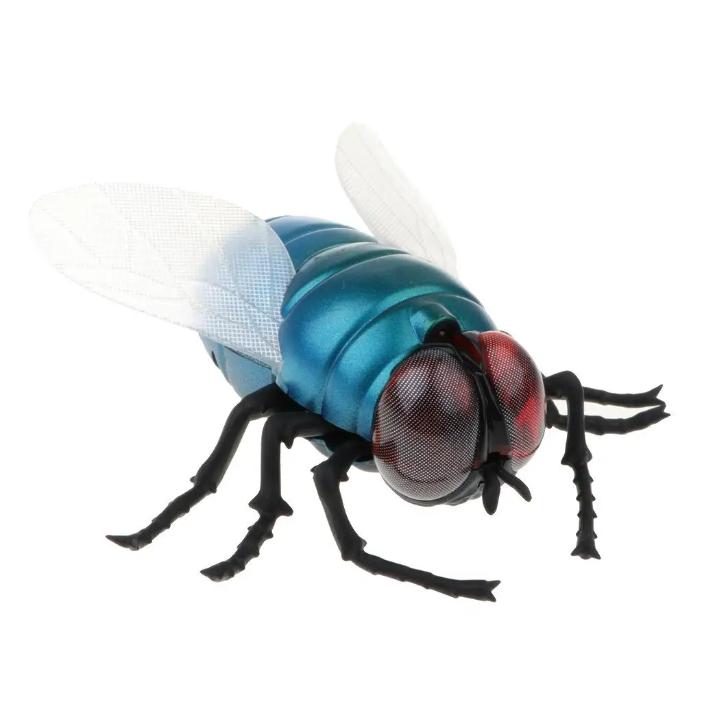 Remote Control Fake Infrared RC Fly Toys Joke Scary Trick Bug