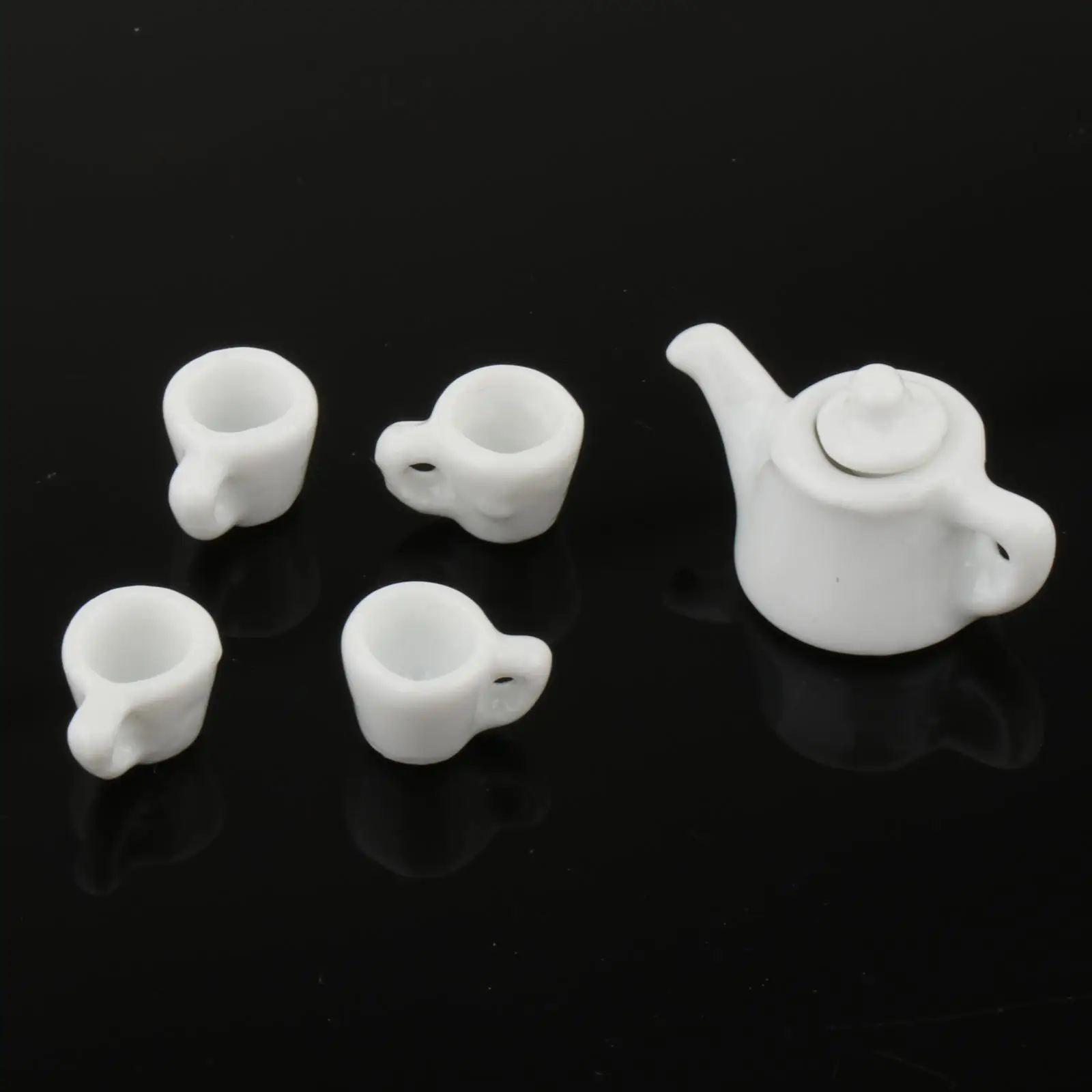 1:12 Dollhouse Miniature Tea Set Mini Furniture Toys for Living Room Desktop