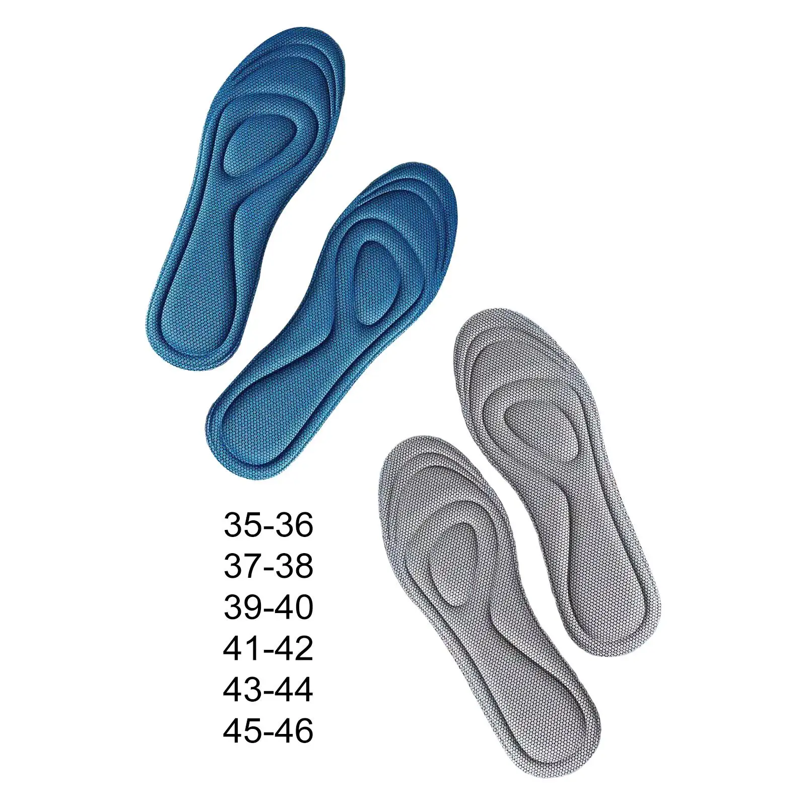 Shoe Inserts Arch Support Shock Absorbing Insoles for Walking Hiking Working