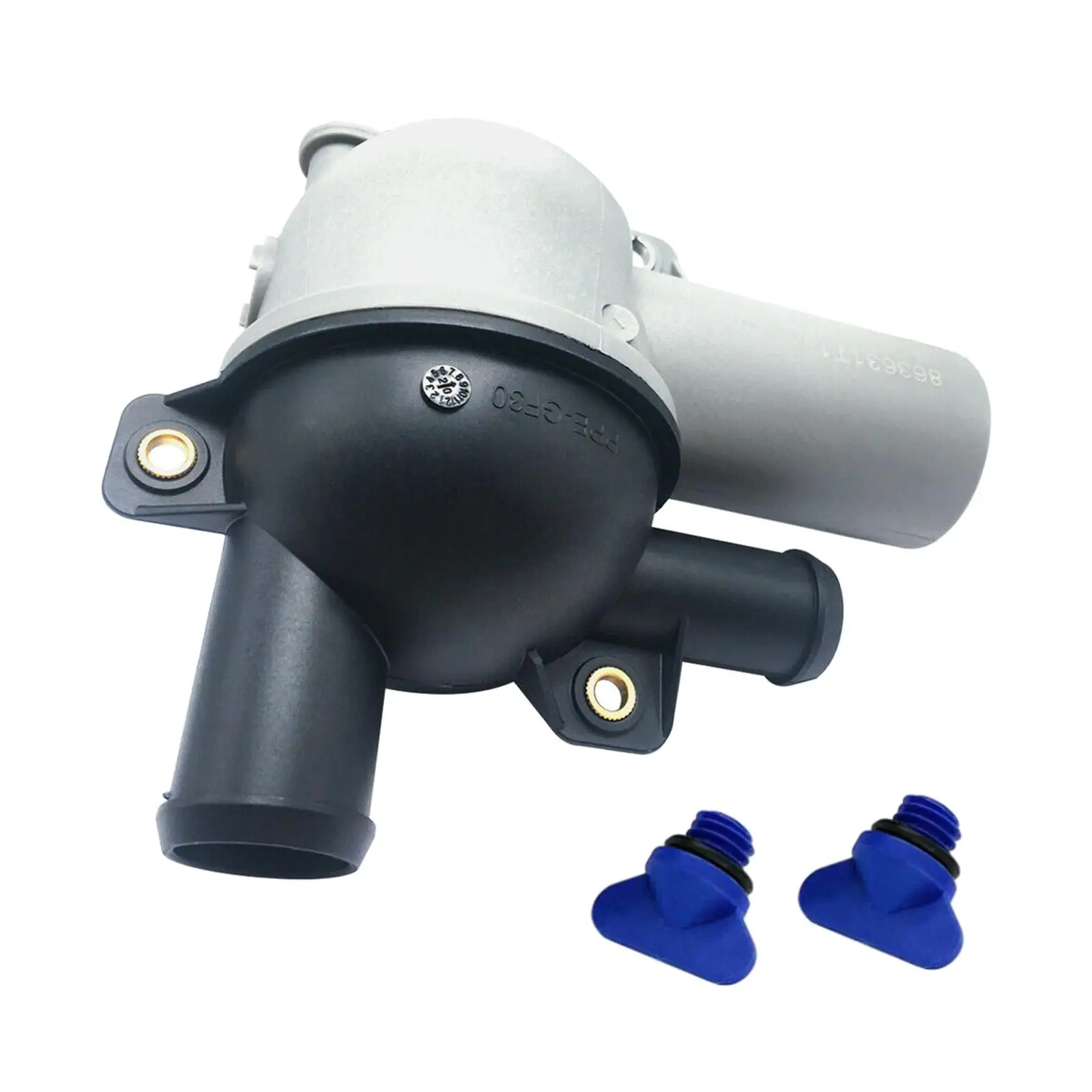 Manual Drain Water Distribution Housing with Drain Plugs Control Valve Fit for Inboard Easy Installation