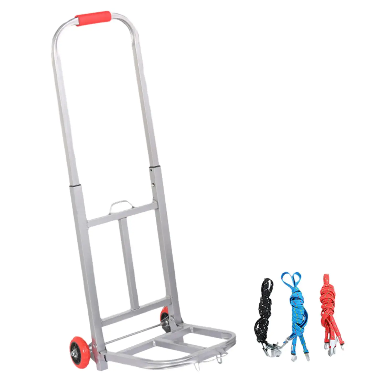 Collapsible Hand Truck Luggage Trolley Cart Metal Frame for Personal Travel