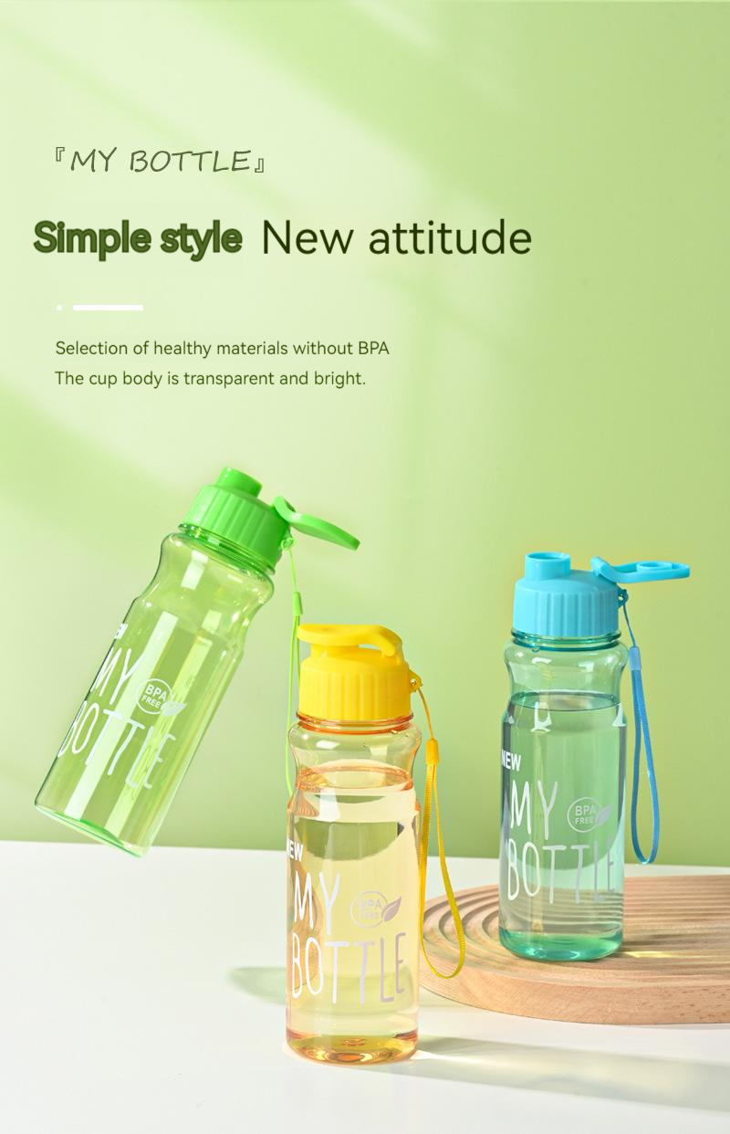 Plastic Sports Water Bottle - Image 1