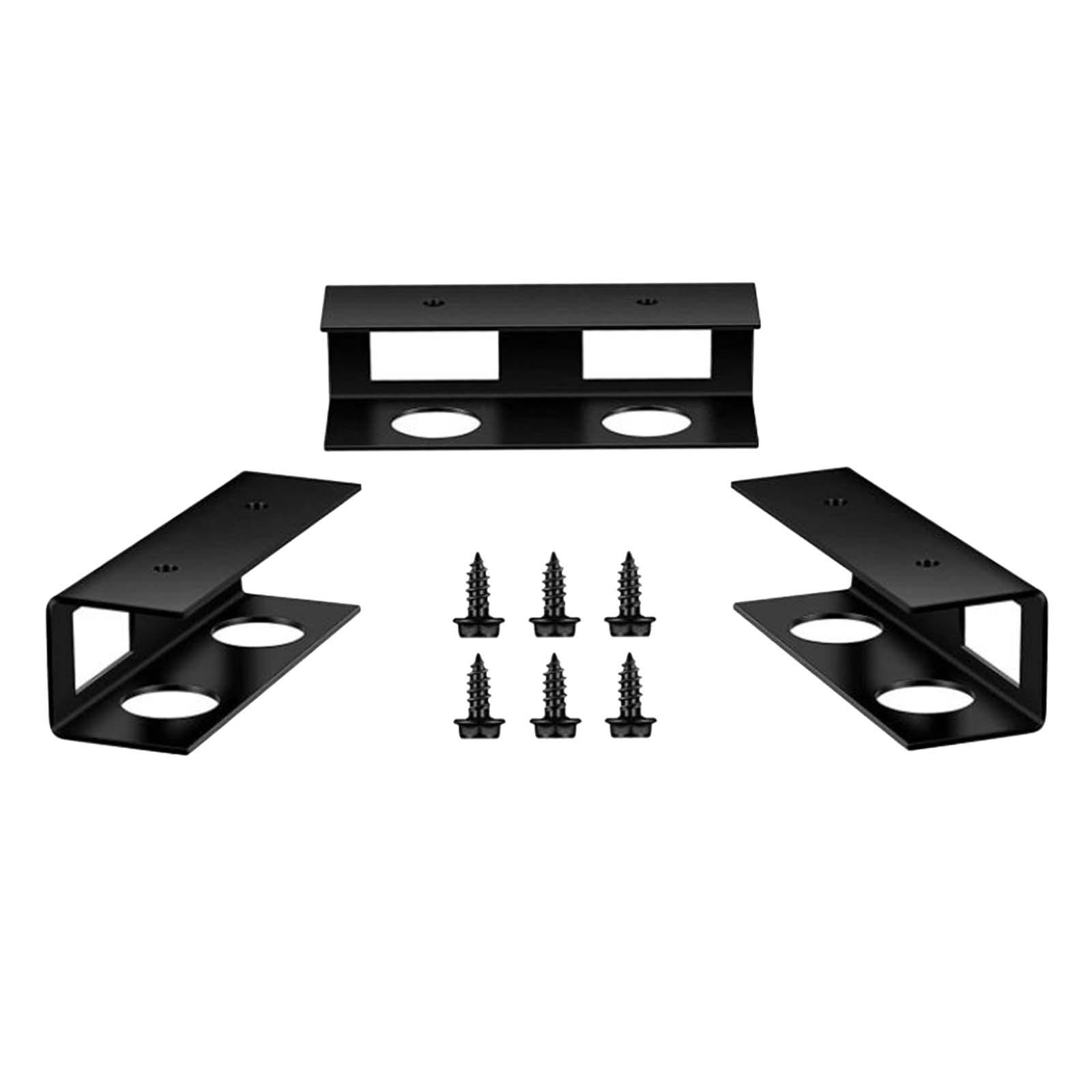3x under Desk Laptop Mount Bracket Keyboard Storage under Table Shelf with Screw Heavy Duty Notebook Bracket Laptop Holder Mount
