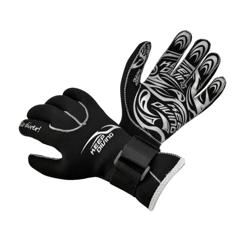 3mm Skid-Neoprene Wetsuit Gloves Swimming Diving Surfing Thermal Glove