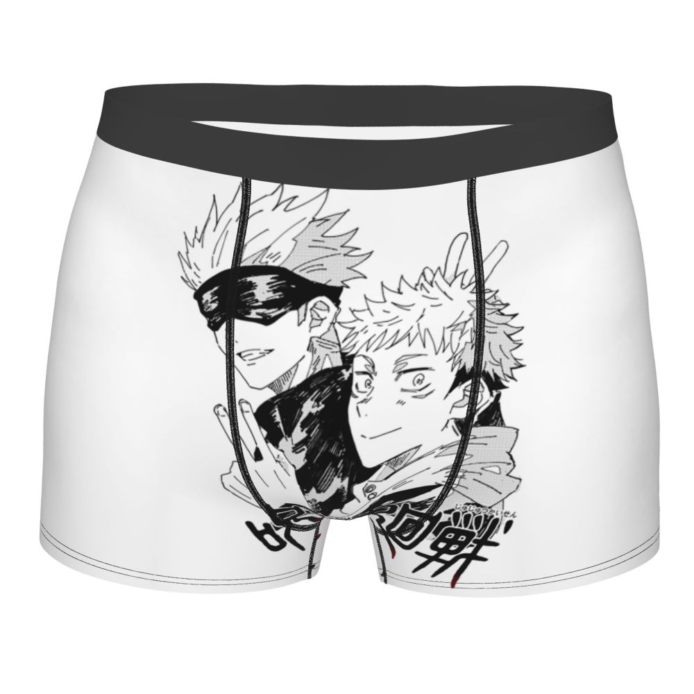 Underpants Jujutsu Kaisen Boxer Shorts Men 3D Print Male Soft