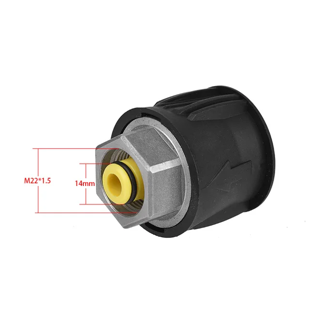 M22x14mm Top Hose Connector Pressure Washer Adapter Kit Quick 