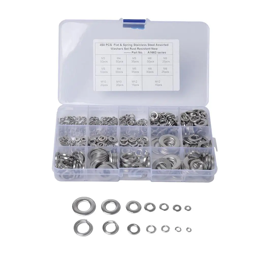 Spring Washers And Coil Core Washers - M3//M5/M6/M8/M10/M12