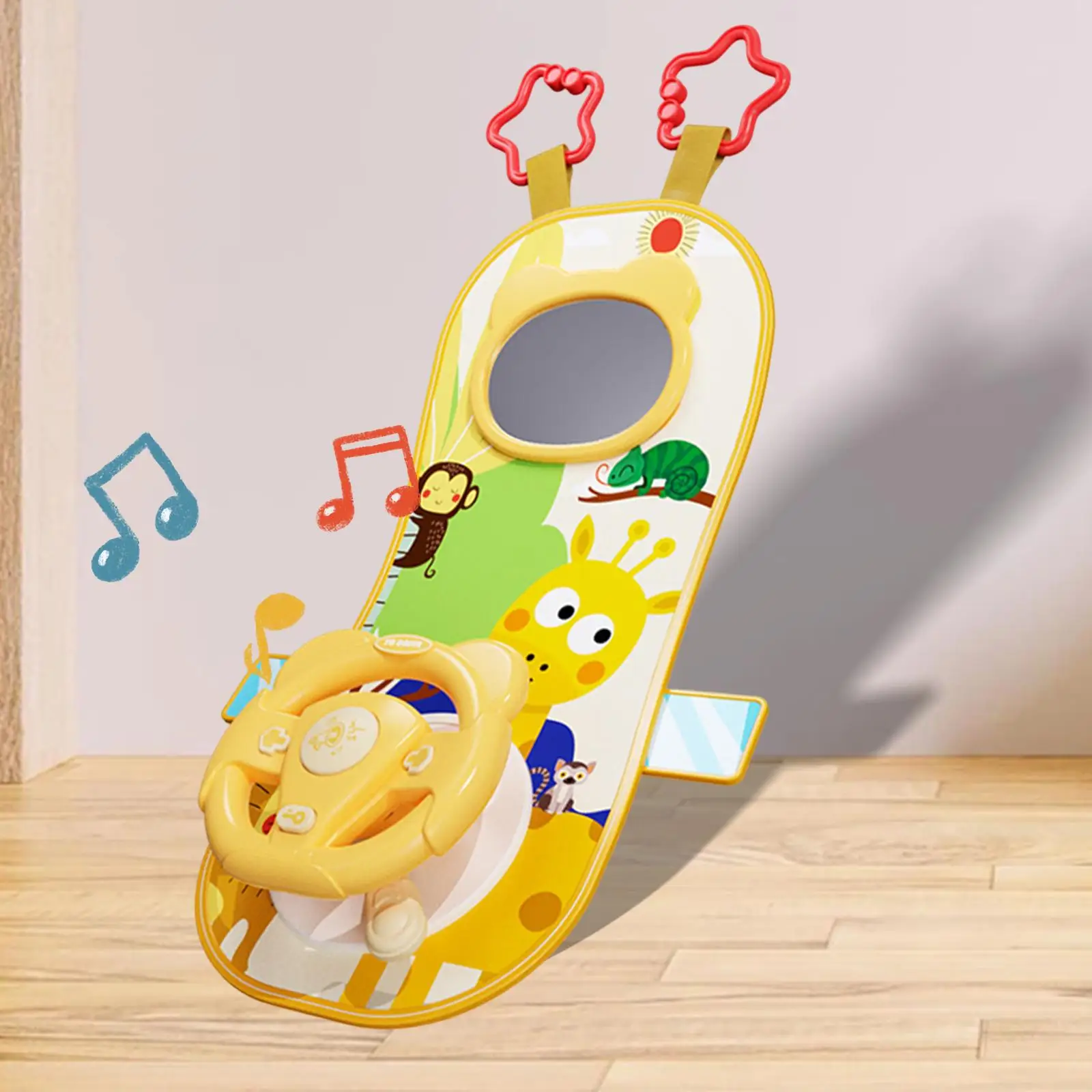 Car Seat Toys with Mirror Multifunctional with Mirror Car Seat Toy for Games Rear Car Seat Role Play Outdoor Birthday Gifts