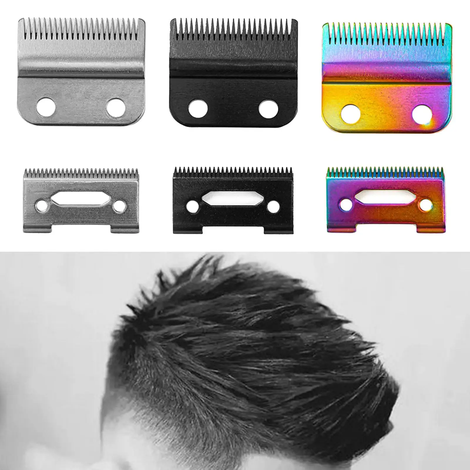 Hair Clipper Stainless Steel Cutter Blade for WAHL 8504 8148, Accessories