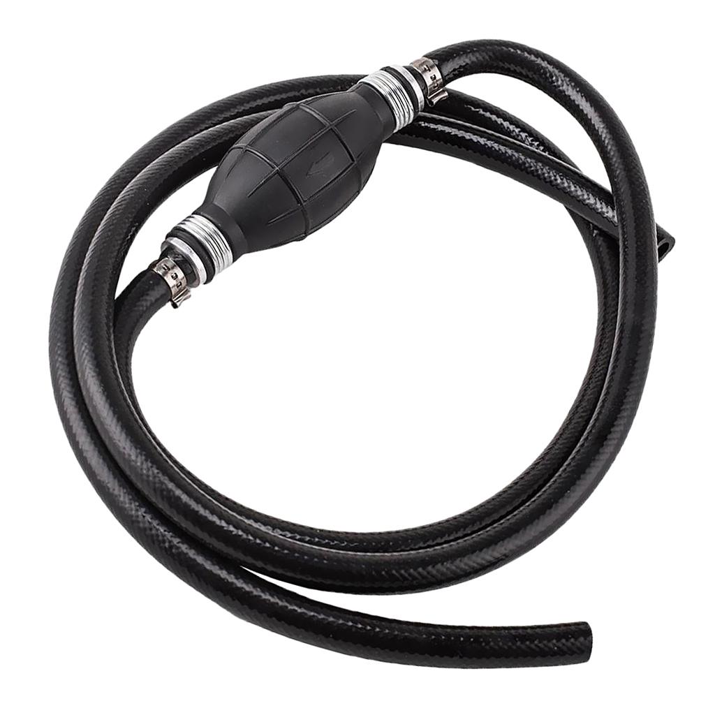 1x marine 6mm fuel hose with built-in rubber pump check valve