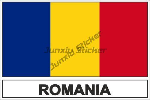 ROMANIA-UK Bandiera Rumena-Regno Unito Britannico Adesivi 75mm Sticker x2 