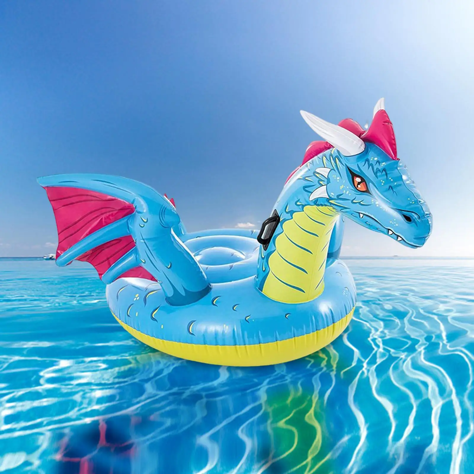 Inflatable Pool Float Water Toy Float Water Pool Swim Ring for Indoor Outdoor Swimming Pool Travel Beach Party