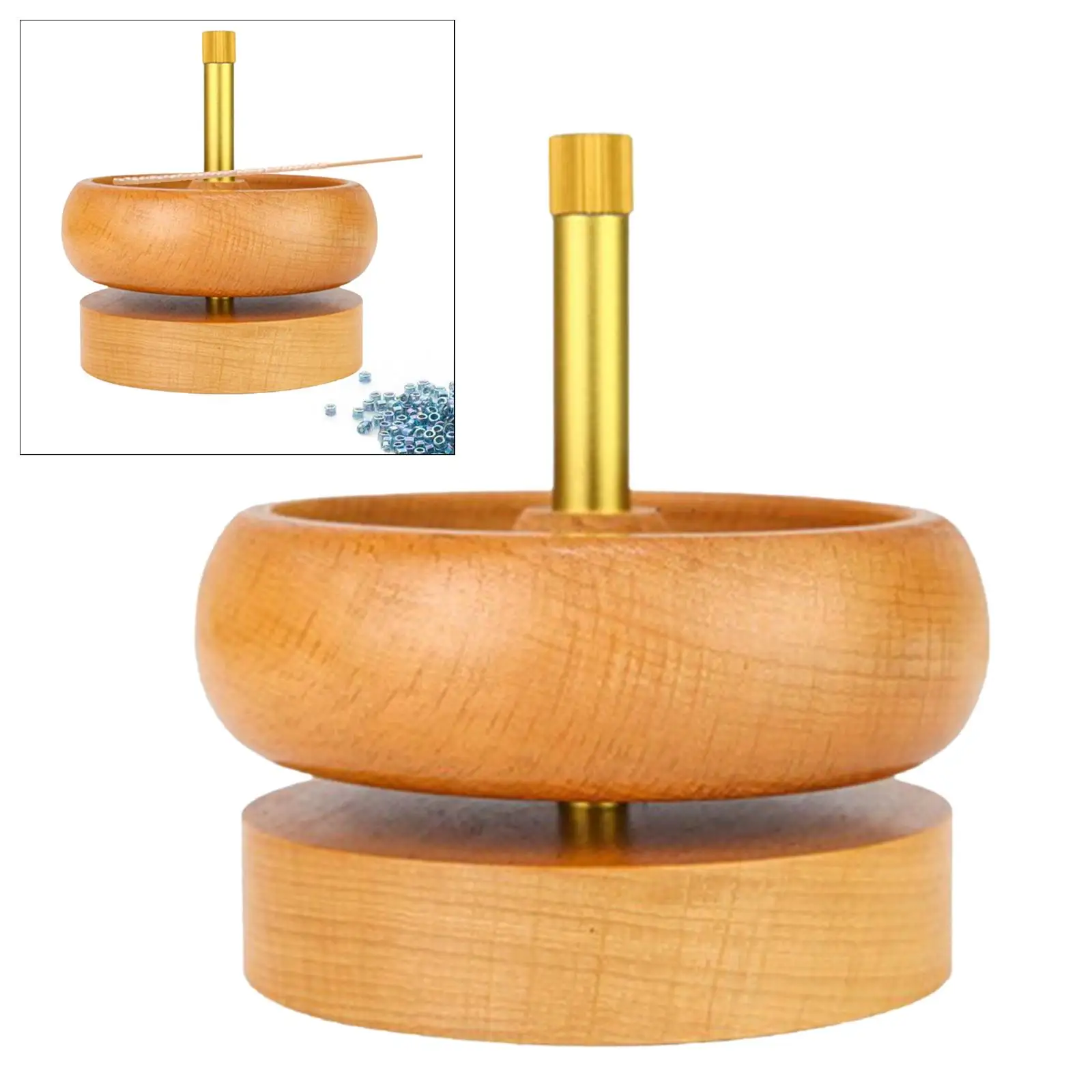 Yarn Ball Holder Spinning Knitting Tools Organizer Sewing Durable Wood Yarn Holder for Embroidery Accessory Knitting Crocheting