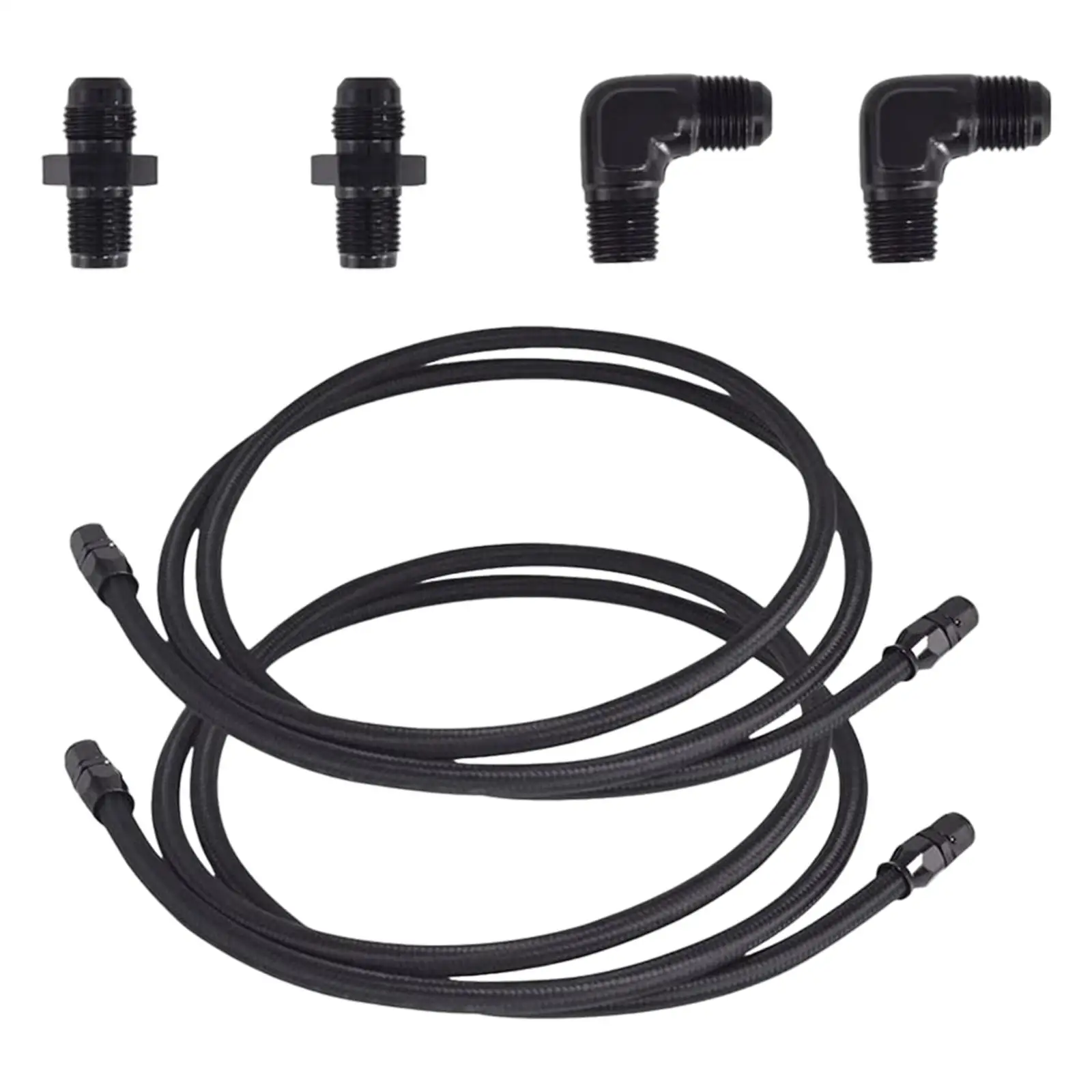6AN PTFE Line Fitting Kit High Performance -1/4NPT 90 Degree Accessories