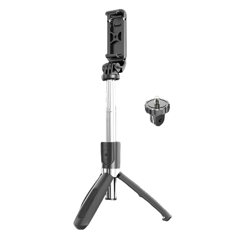 Extendable Bluetooth Selfie Stick Tripod with Detachable Remote & Camera Holder