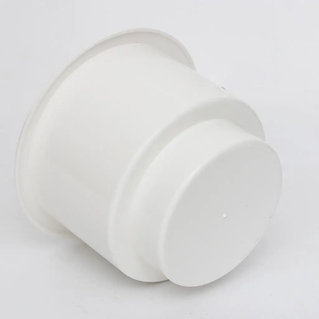 White No Holes Plastic Cup Drink  Insert Boat RV Car Einfach zu installieren