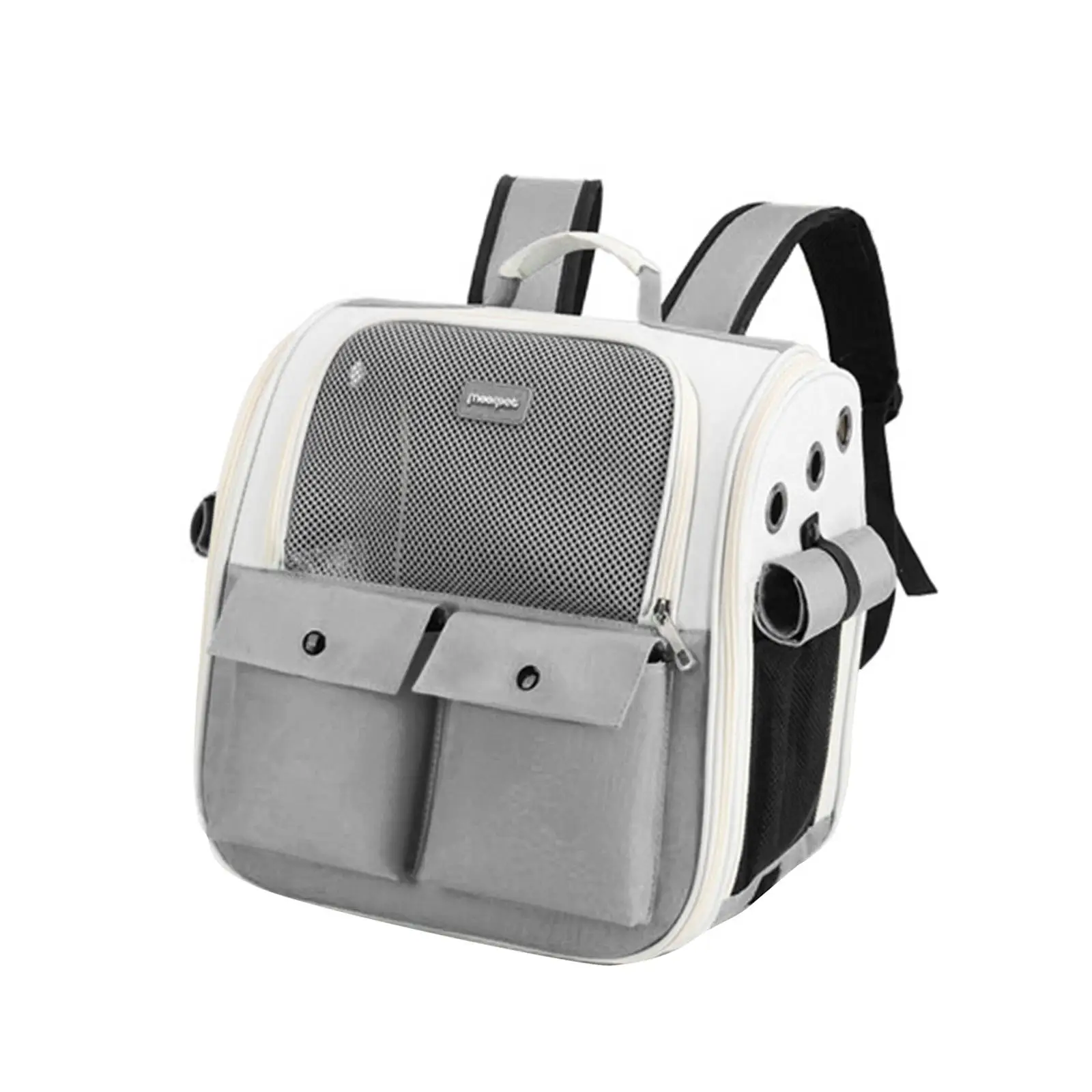 Cat Carrier Backpack Adjustable Strap High Capacity Breathable for Walking
