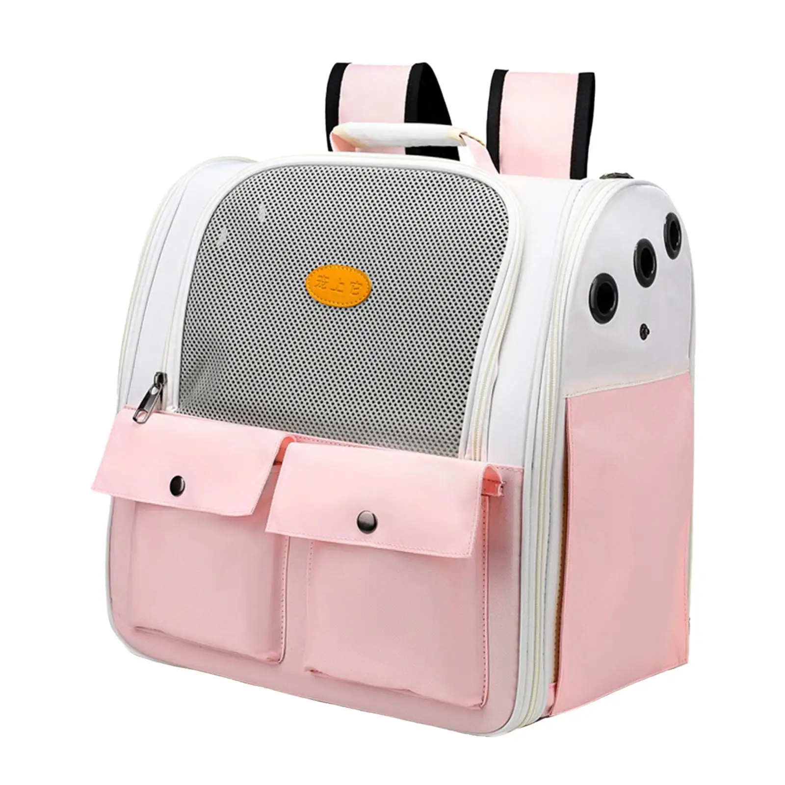 Pet Travel Bag Collapsible Soft Ventilation Backpack Carrying Bags Handbag for Walking Traveling Outdoor Use Cat Small Animals