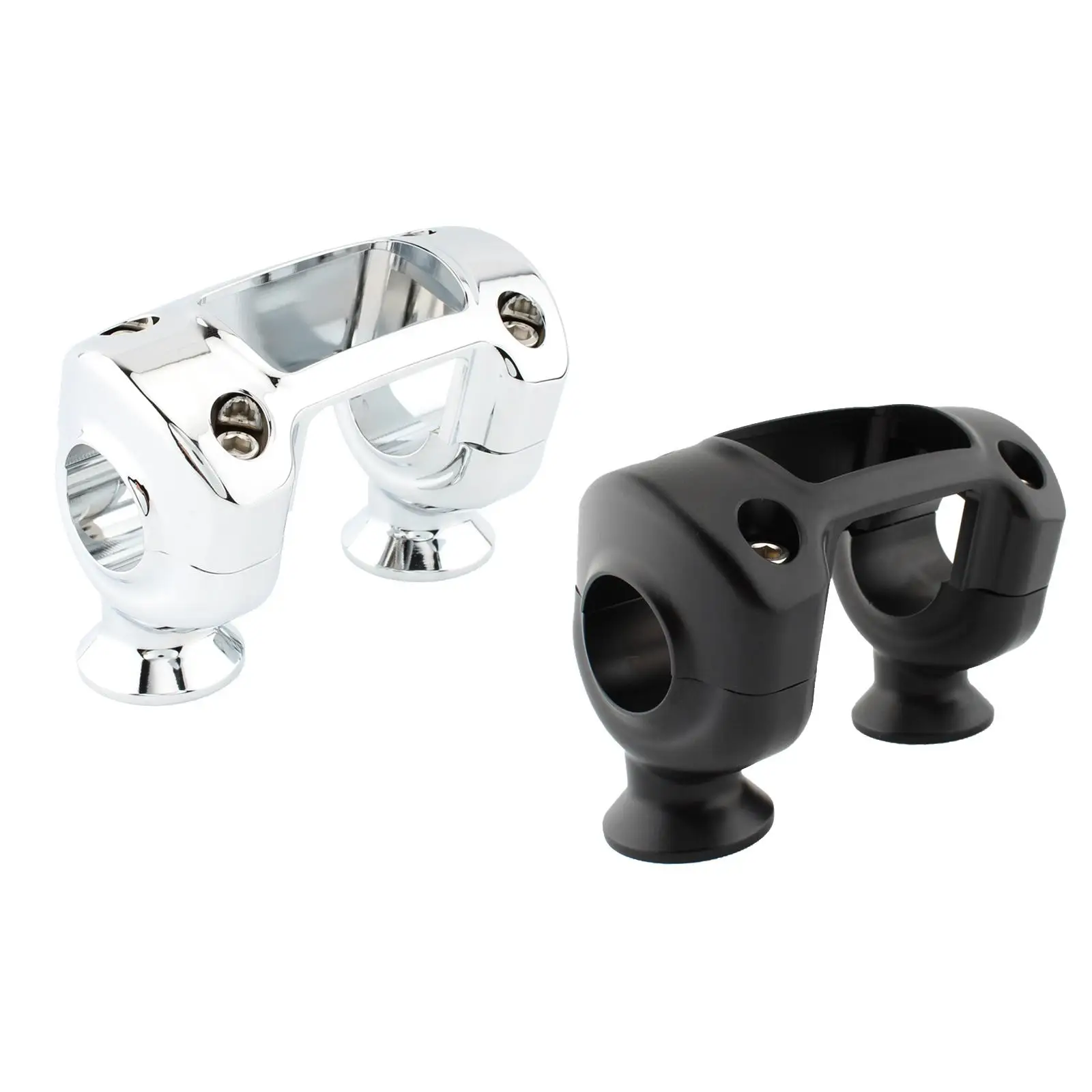 1.25inch Handlebar Riser Clamp Accessories Aluminum Alloy Spare Parts Easy to Install Durable Mount for Cvo Flstfse2 2006