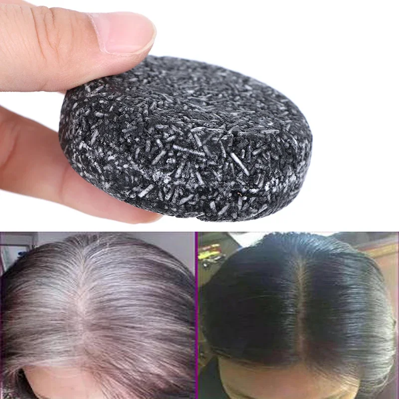 Best of 1pc 60g Soap Hair Darkening Shampoo Bar Repair Gray White Hair Color Dye Face Hair Body Shampoo Natural Organic Conditioner Reviews & Tips