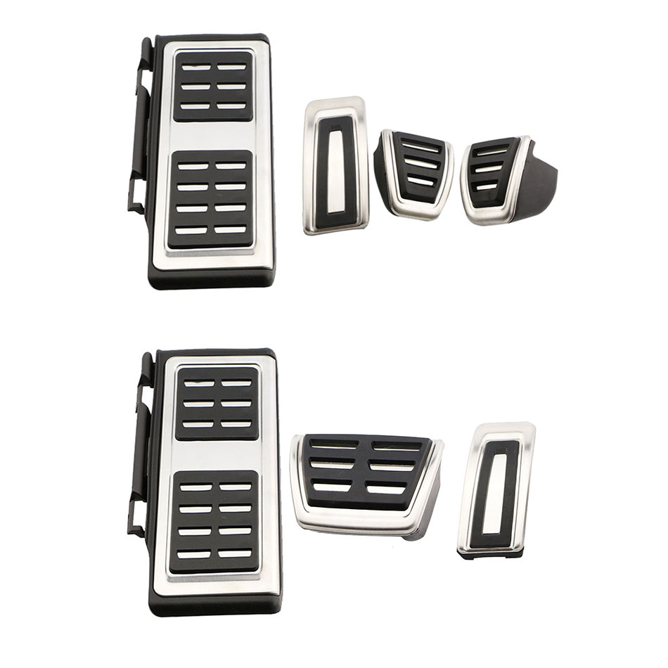 AT MT für VW GOLF7 GTi MK7 Lamando POLO A05 Passat B8 Skoda Rapid Octavia 5E 5F A7 2014-2023 Edelstahl-Auto-Pedalabdeckung – Detail 5