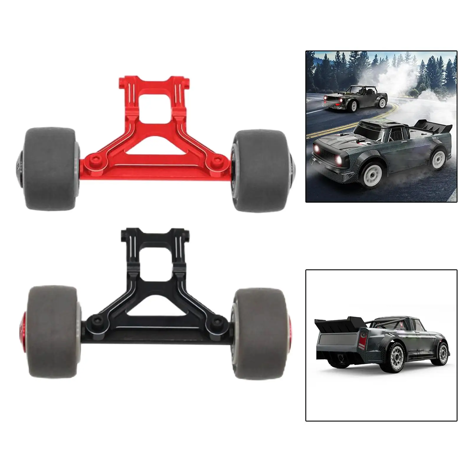  RC Car Accessories Tyre Tire Wheelie Bar for RC Vehicles Notorious Outcast Driver