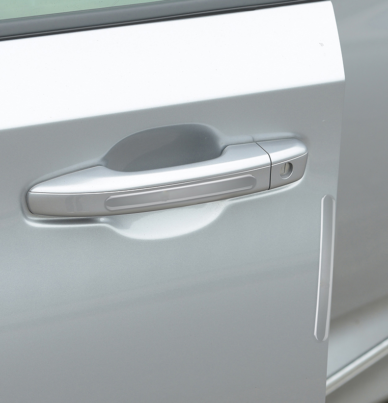 4/8/10Pcs Car Door Transparent Anti Collision Side Edge Protection Guard Protector Bar Stickers Rearview Mirror Protection Strip