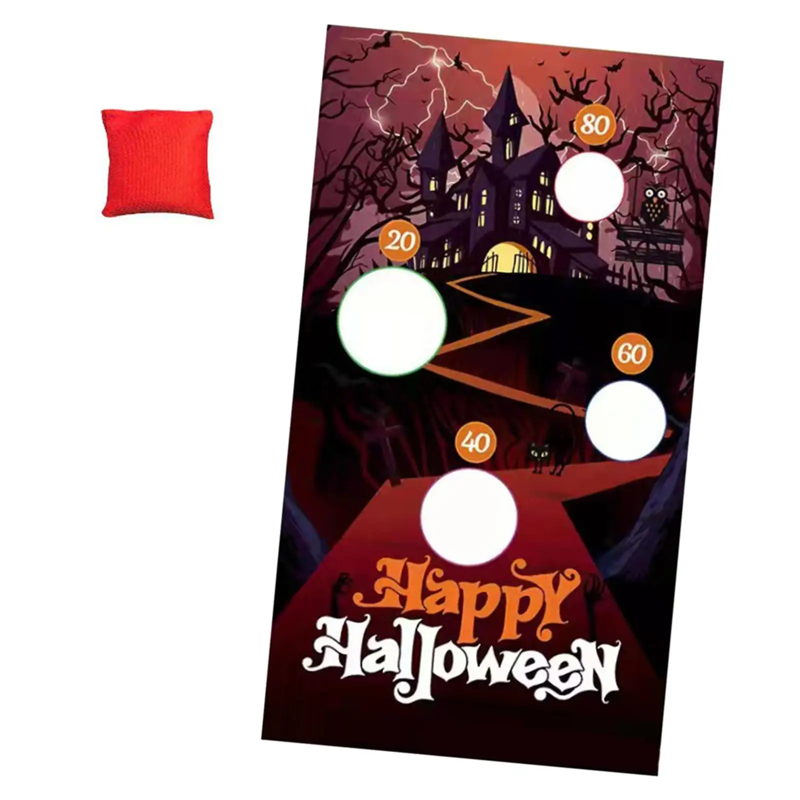 Halloween Toss Game Toss Games Banner Family Party Supplies Party Games Toys for Camping