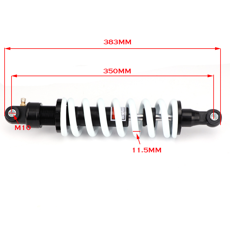 310 mm 350 mm Motorrad-Stoßdämpfer hinten, dämpfend, verstellbar, Dirt Pit Bike nach dem Stoßdämpfer für BSE T8 Kayo CRF KLX YZF – Detail 3