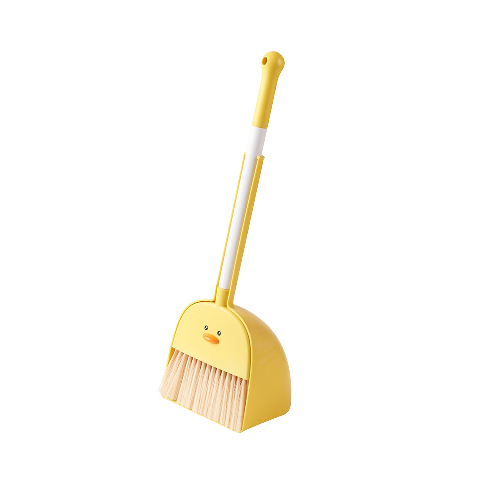 Kids Broom Set Educational Toys Cleaning Toys Gift Cleaning Sweeping Play Set Household Mini Kid Broom and Dustpan Set for Girls