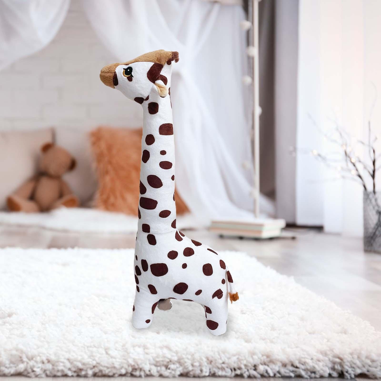 Giraffe Plush Toy Early Education Toy Huggable Realistic Adorable Giraffe Plush Doll for Home Decor Party Favors Toddlers Gifts