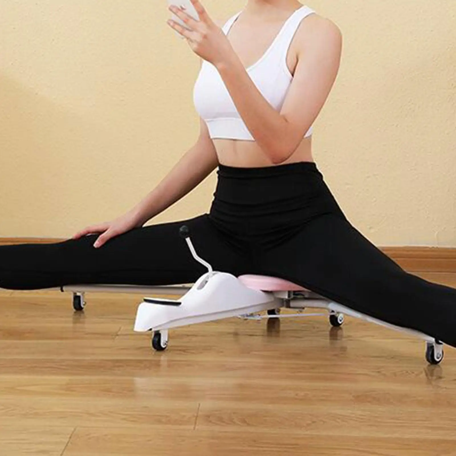Split Machine Fitness Stretching Improve Leg Flexibility Yoga Leg Stretcher