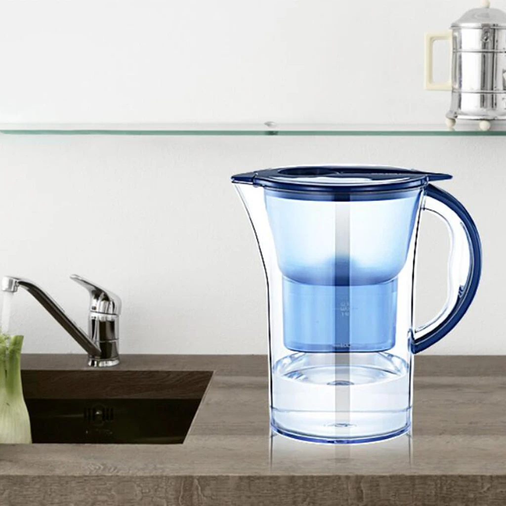 Water Filter  Reduces Harmful Chlorine Sediments Household Jug Home