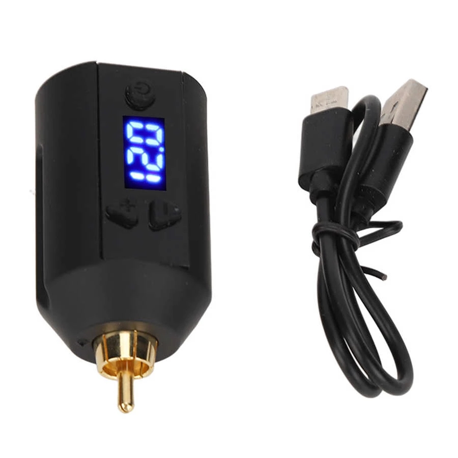 Best of Mini Tattoo Battery 1500mAh RCA / DC Wireless Tattoo Power Supply Type-c Fast Charging 3‑12V Adjustable Digital Display Reviews & Tips