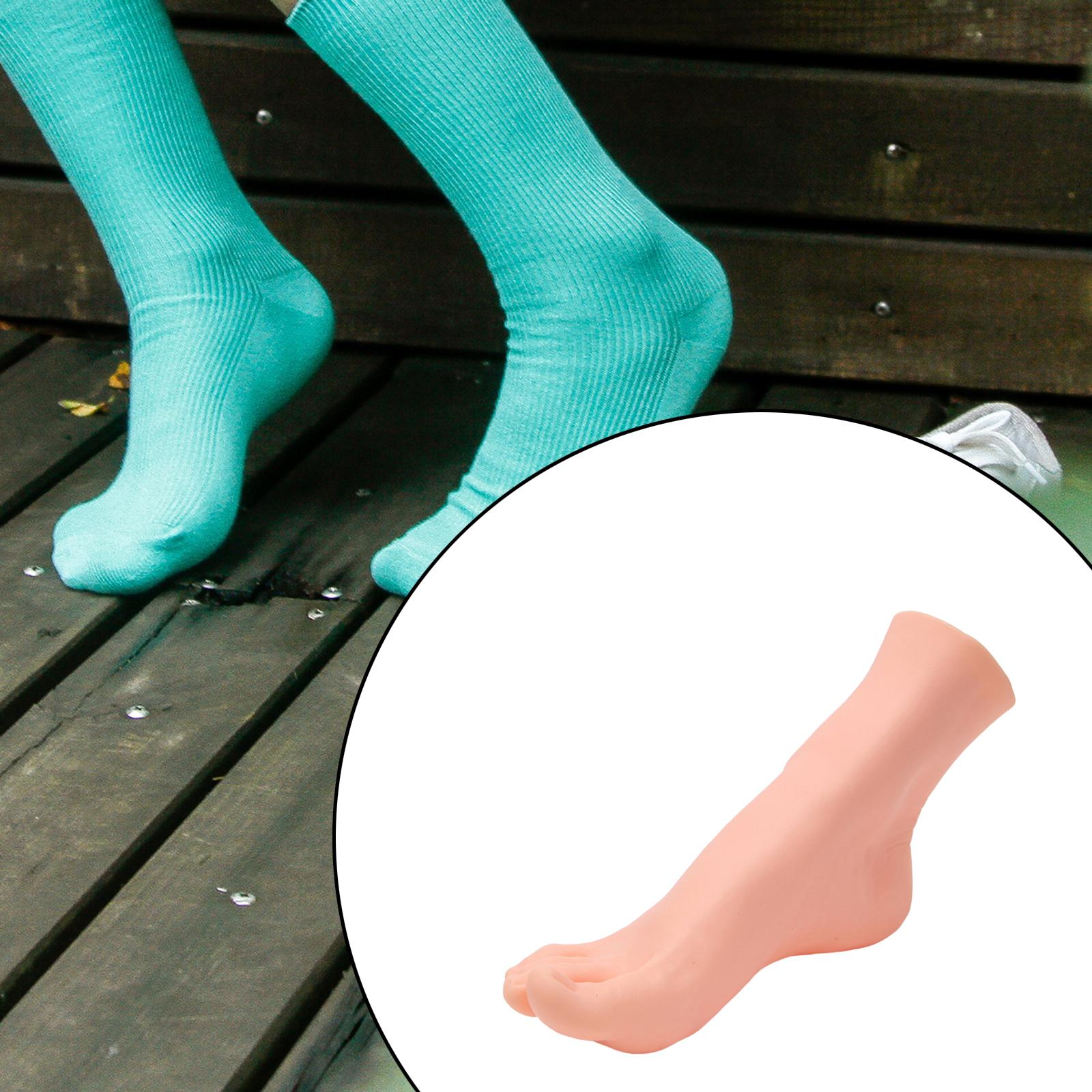 Lifesize Female Mannequin Foot Art Sketch Nail Fake Manicure Movie Props Nail Art Practice Jewelry Shoes Socks Display