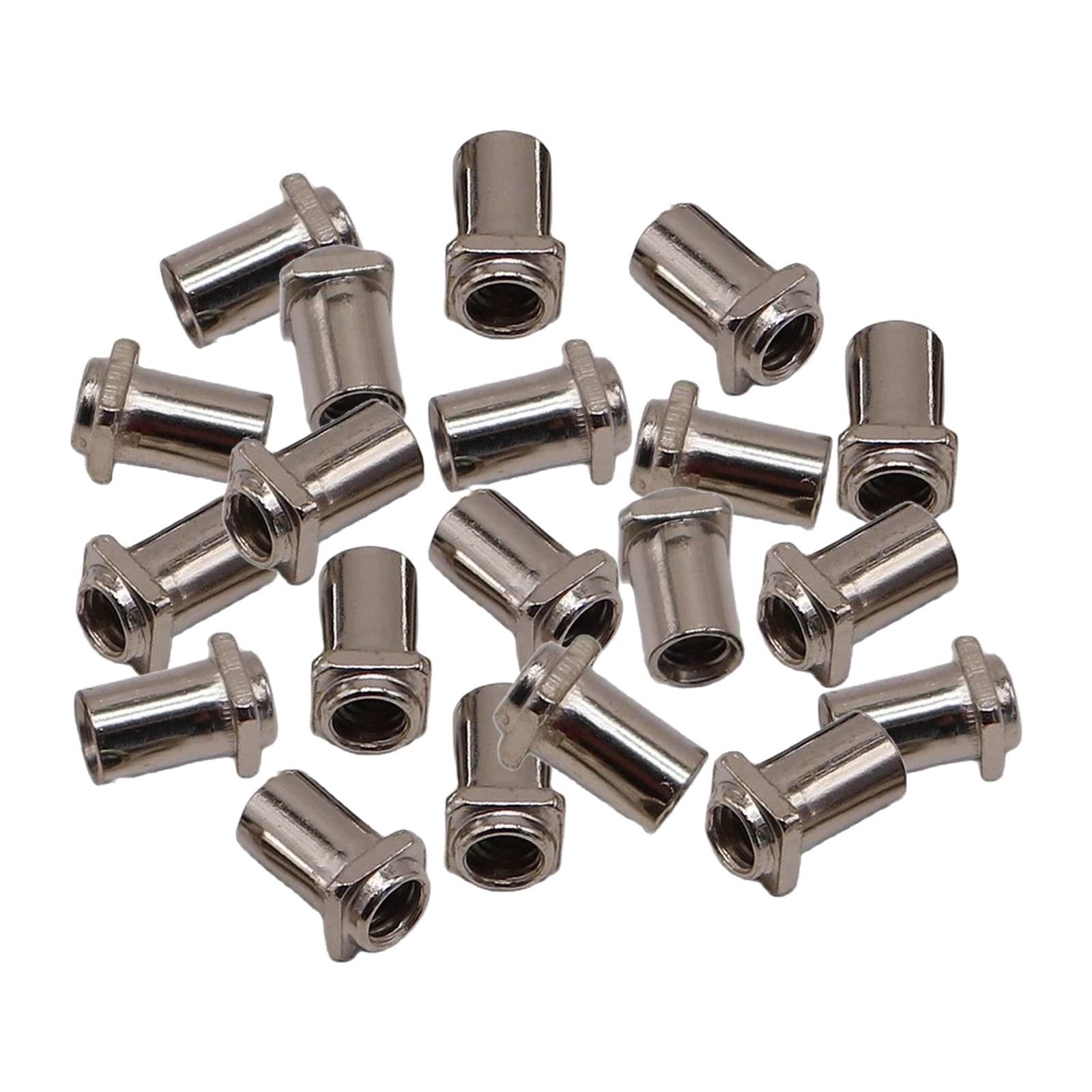 Description Picture 2 of item20 Pieces Drums Screws Nut Drum Part Practical Drum Set Easy to Install Durable Replacement Accessories Spare Parts