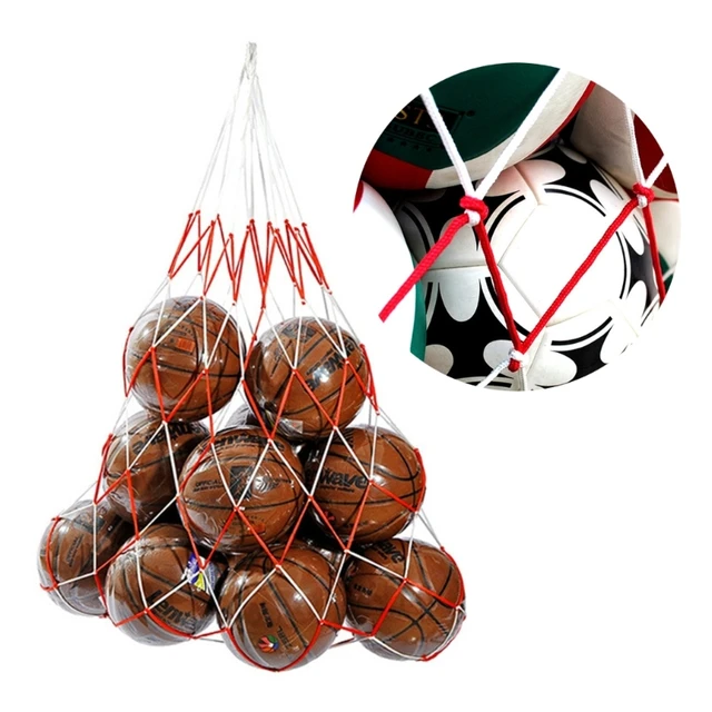 Large Capacity Football Basketball Soccer Ball Net Bags with
